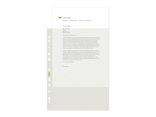 Plastficka ELBA A4 0,08 återv. 100/FP